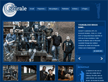 Tablet Screenshot of laspirale.ch